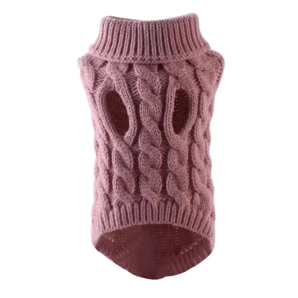 Warm Knitted Dog/Cat Sweater – Soft & Stylish Winter Outfit
