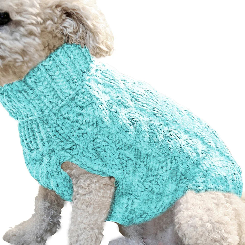 Warm Knitted Dog/Cat Sweater – Soft & Stylish Winter Outfit