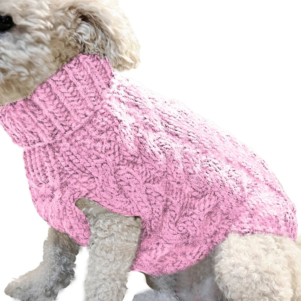 Warm Knitted Dog/Cat Sweater – Soft & Stylish Winter Outfit